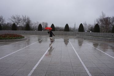 Singing and Dancing in the Rain.-  Sometimes Elder Erickson will sing the Singing in the Rain Songs with me.